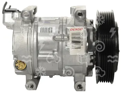 kompresor DENSO 5SL12C, řemenice 134 mm - PV6, 12V, OEM 51752531